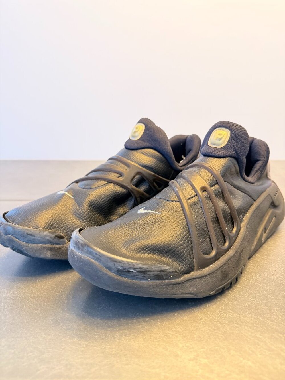 Vintage Nike Air Presto Leather Men’s Size 12 Triple Black 173312-001 Y2K